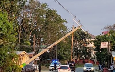 A car accident in Westmoreland, disrupts power for customers