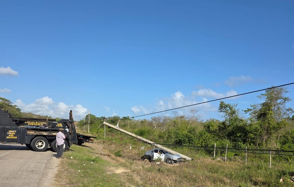 Accident in St. Ann downs a pole, putting several customers out of power
