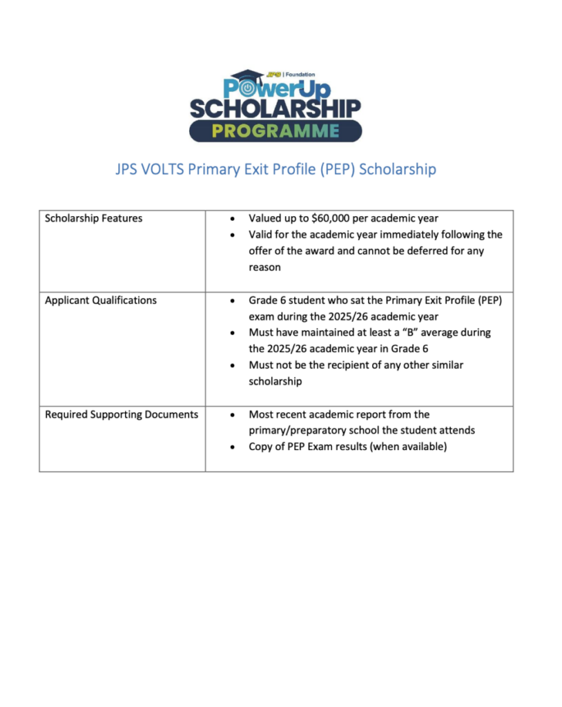 JPS Foundation Scholarships - JPS